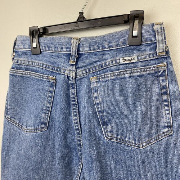 Wrangler jeans women's 7 32x31 light wash VTG button fly USA made high‎ rise - Picture 5 of 9